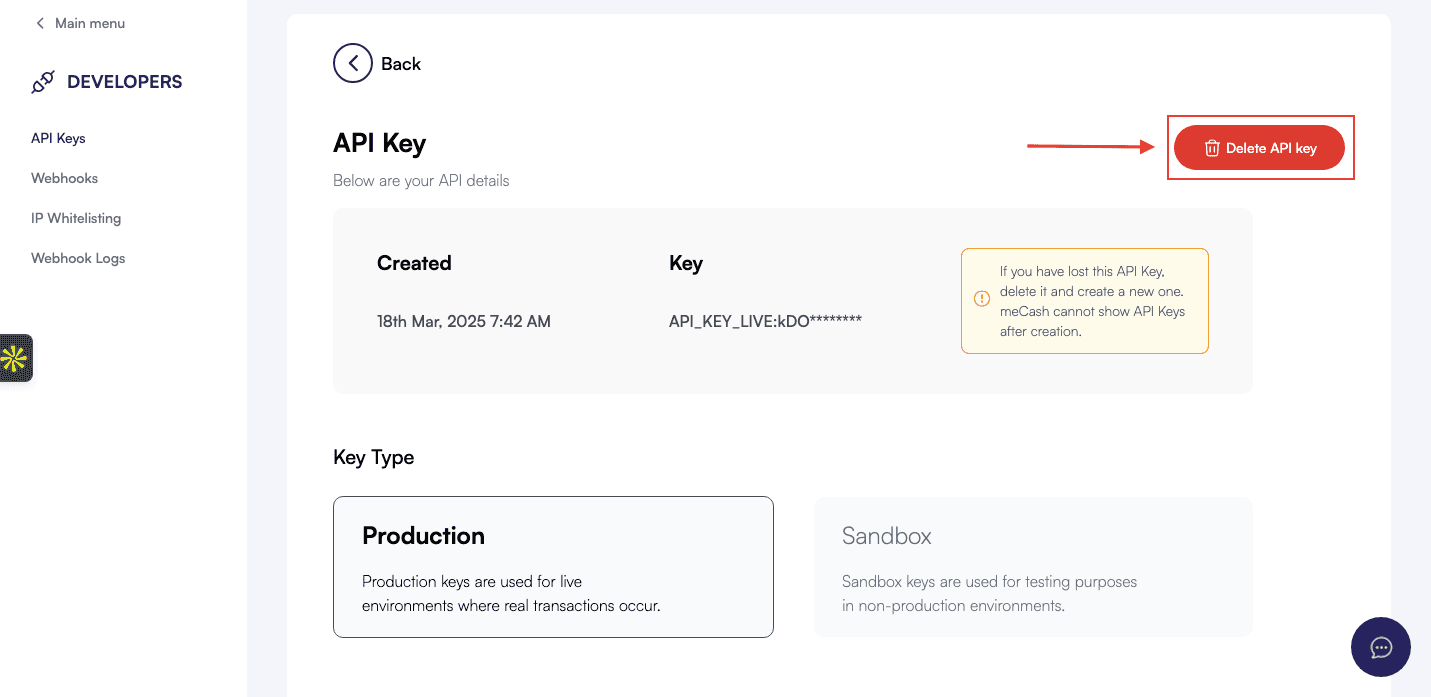 developer section