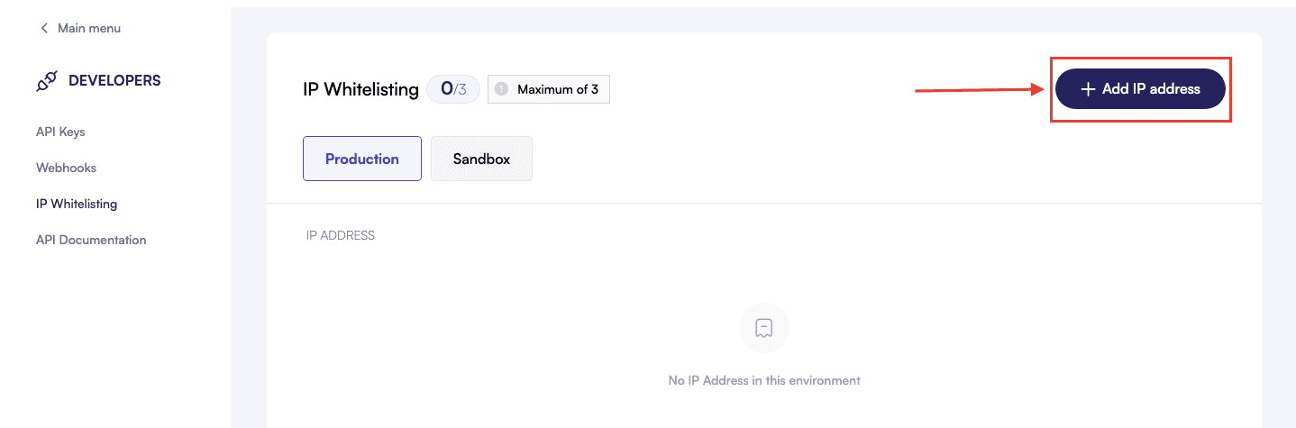 add ip address button